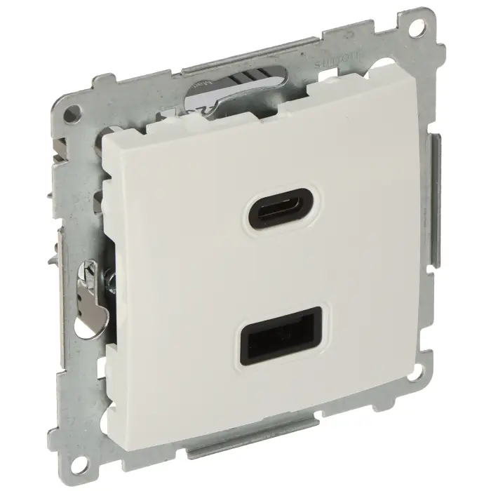 GNIAZDO ŁADOWANIA DEC2CA.01/11-SIMON54 Premium USB 5 V DC / 3.1 A