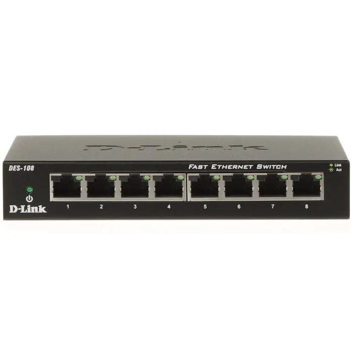 SWITCH DES-108/E 8-PORTOWY D-Link