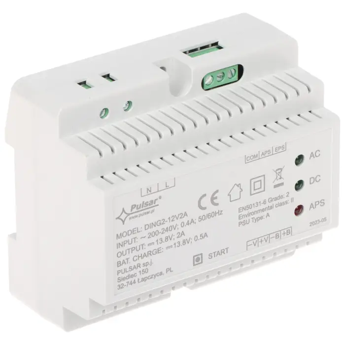 ZASILACZ BUFOROWY IMPULSOWY DING2-12V2A PULSAR