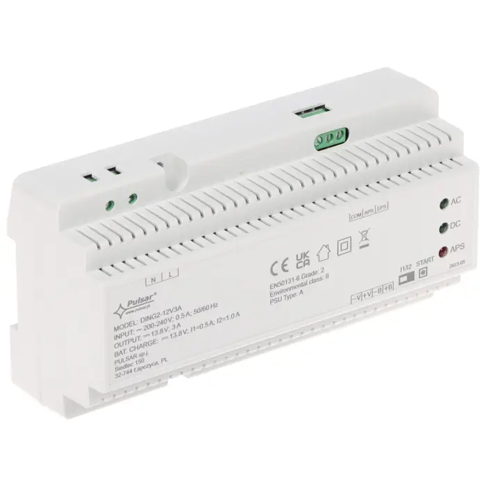 ZASILACZ BUFOROWY IMPULSOWY DING2-12V3A PULSAR