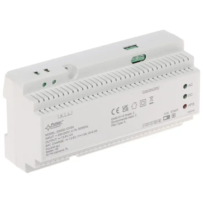 ZASILACZ BUFOROWY IMPULSOWY DING2-12V5A PULSAR
