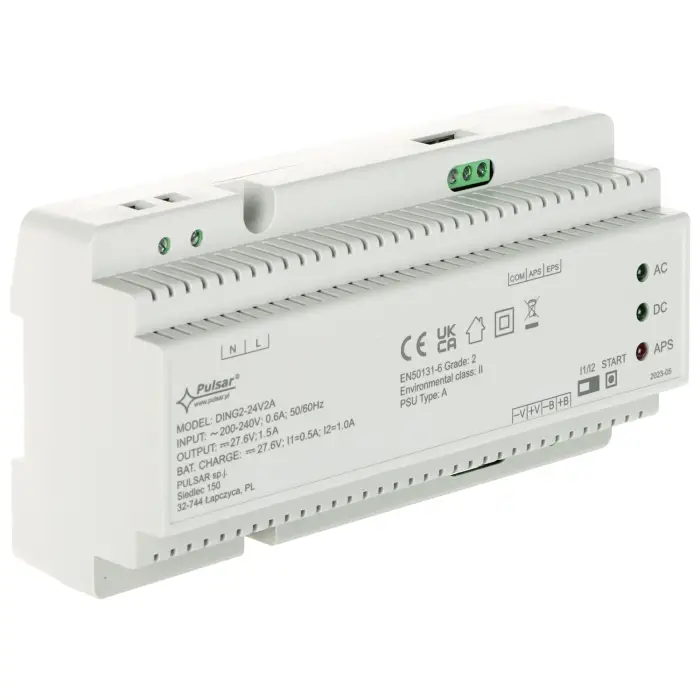 ZASILACZ BUFOROWY IMPULSOWY DING2-24V2A PULSAR