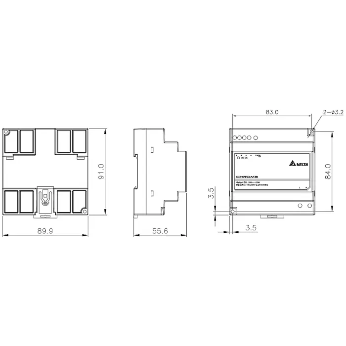 ZASILACZ IMPULSOWY DRC-24V100W-1AZ Delta Electronics