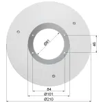 UCHWYT SUFITOWY DO KAMER KULISTYCH DS-1227ZJ Hikvision