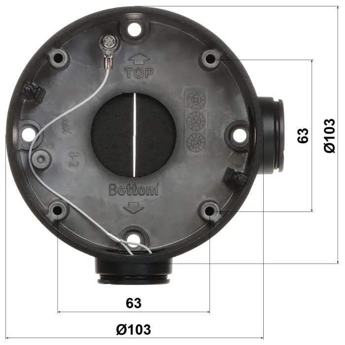 UCHWYT KAMERY DS-1260ZJ-BLACK Hikvision