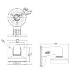 UCHWYT KAMERY DS-1272ZJ-110-TRS Hikvision