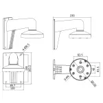 UCHWYT KAMERY DS-1273ZJ-135 Hikvision