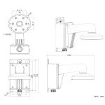 UCHWYT KAMERY DS-1273ZJ-140B Hikvision