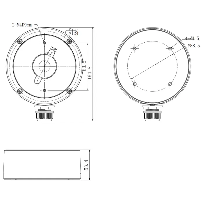 UCHWYT KAMERY DS-1280ZJ-DM22 Hikvision