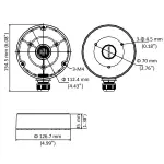 UCHWYT KAMERY DS-1280ZJ-DM8(BLACK) Hikvision