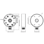 UCHWYT KAMERY DS-1280ZJ-PT6 Hikvision