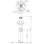 UCHWYT SUFITOWY KAMERY DS-1299ZJ Hikvision