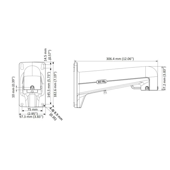 UCHWYT KAMERY DS-1602ZJ-P Hikvision