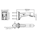 UCHWYT NA SŁUP DS-1603ZJ-POLE-P Hikvision