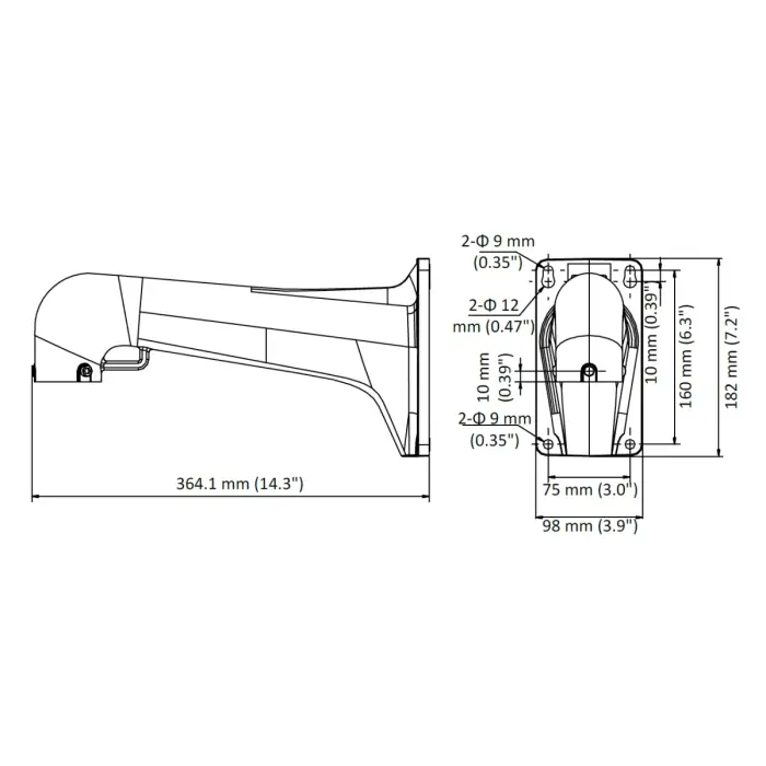 UCHWYT KAMERY DS-1603ZJ Hikvision