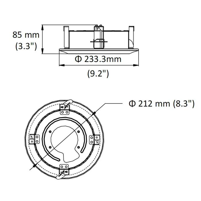 UCHWYT SUFITOWY KAMERY DS-1671ZJ-SD11 Hikvision