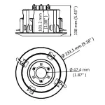 UCHWYT SUFITOWY KAMERY DS-1671ZJ-SDM9 Hikvision