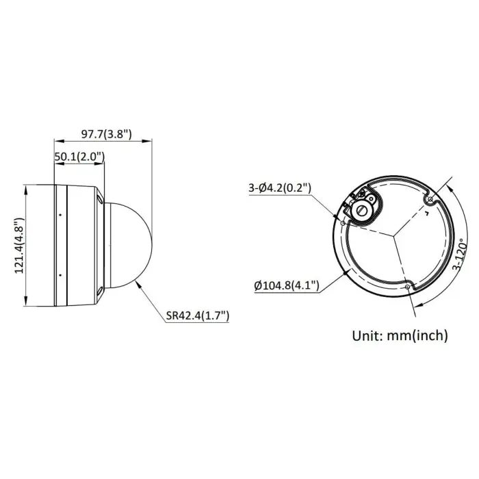 KAMERA WANDALOODPORNA IP DS-2CD1183G2-LIUF(2.8MM)PL Smart Hybrid Light 8.3 Mpx 4K UHD Hikvision