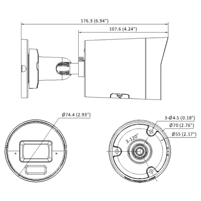 KAMERA IP DS-2CD2043G2-LI(2.8MM) AcuSense Smart Hybrid Light - 4 Mpx Hikvision