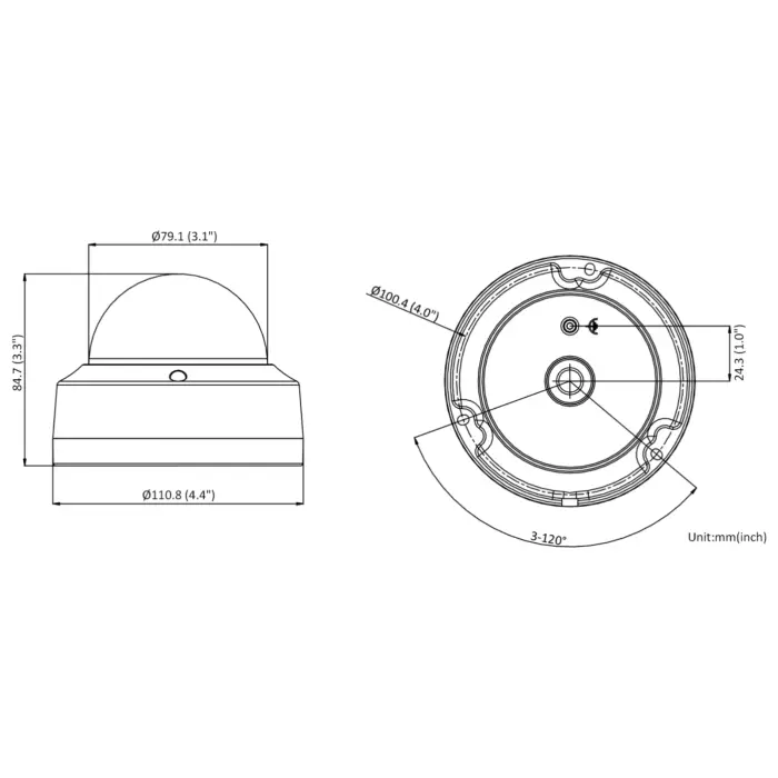 KAMERA WANDALOODPORNA IP DS-2CD2126G2-I(2.8MM)(D) AcuSense - 1080p Hikvision