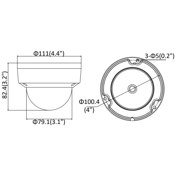 KAMERA WANDALOODPORNA IP DS-2CD2143G2-IS(2.8MM)BLACK ACUSENSE - 4 Mpx 2.8 mm Hikvision