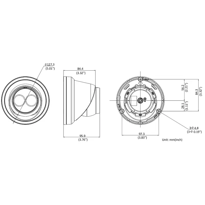 KAMERA IP DS-2CD2323G2-I(2.8MM) - 1080p Hikvision