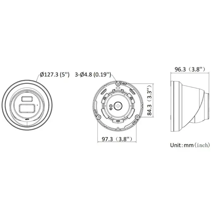 KAMERA IP DS-2CD2383G2-LI2U(2.8MM)/PL Smart Hybrid Light AcuSense - 8 Mpx 4K UHD 2.8 mm Hikvision