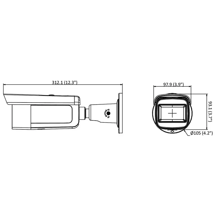 KAMERA WANDALOODPORNA IP DS-2CD2623G2-IZS(2.8-12MM)(D) ACUSENSE - 1080p Hikvision