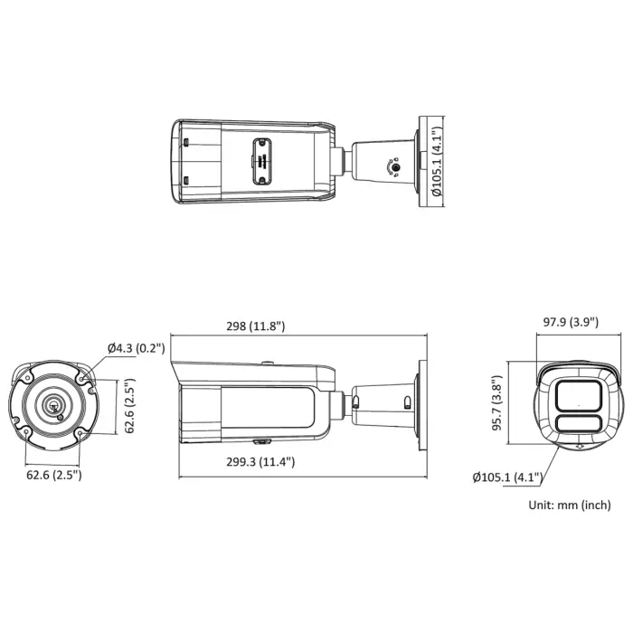 KAMERA WANDALOODPORNA IP DS-2CD2647G2HT-LIZS(2.8-12)(EF)(BLACK) Smart Hybrid Light ColorVu - 4 Mpx MOTOZOOM Hikvision