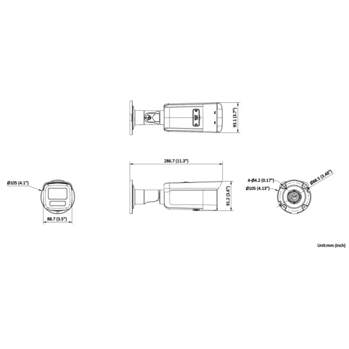 KAMERA IP DS-2CD2T46G2H-2I(2.8MM)(EF) AcuSense - 4 Mpx Hikvision