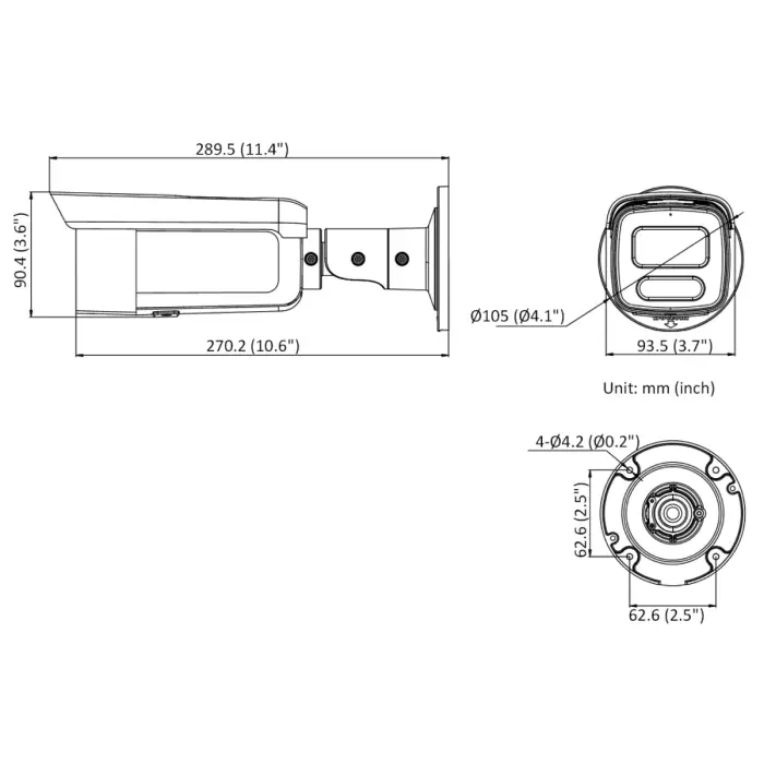 KAMERA IP DS-2CD2T47G2H-LISU/SL(2.8MM)(EF) ColorVu - 4 Mpx Hikvision