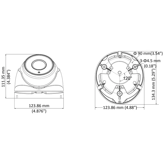 KAMERA AHD, HD-CVI, HD-TVI, CVBS DS-2CE56D8T-IT3ZF(2.7-13.5MM) - 1080p Hikvision