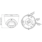 KAMERA HD-TVI DS-2CE72KF3T-LE(2.8MM) Smart Hybrid Light ColorVu - 3K Hikvision