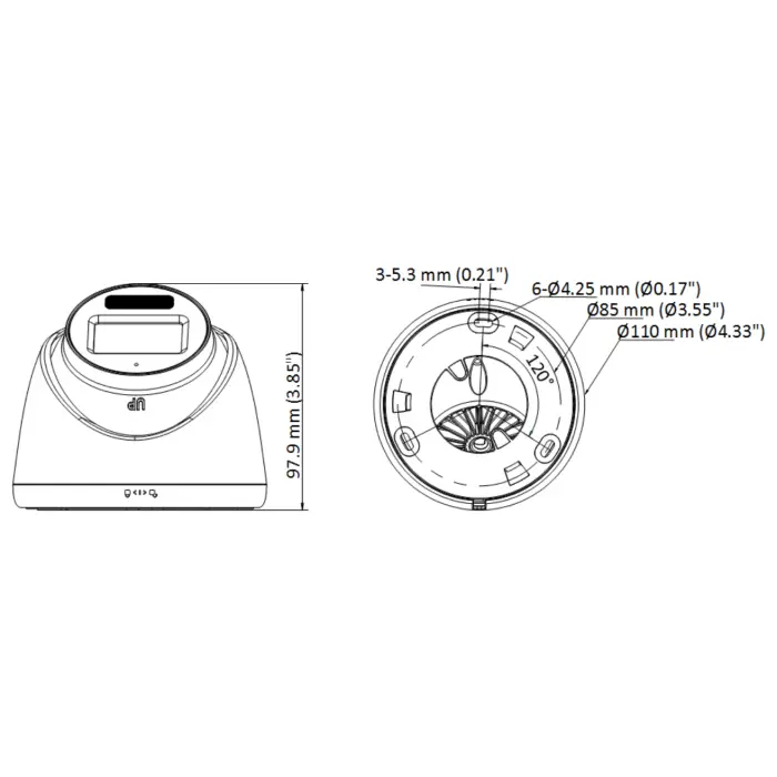 KAMERA AHD, HD-CVI, HD-TVI, PAL DS-2CE78D0T-LFS(2.8MM) Smart Hybrid Light - 1080p Hikvision