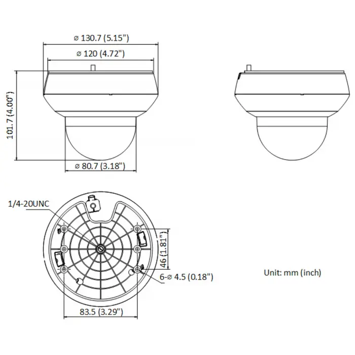 KAMERA IP SZYBKOOBROTOWA DS-2DE2A404IW-DE3(C0)(S6)(C)/PL - 3.7 Mpx 2.8 ... 12 mm Hikvision