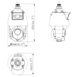 KAMERA IP SZYBKOOBROTOWA ZEWNĘTRZNA DS-2SE4C225MWG-E(12F0) TandemVu ColorVu - 1080p 4.8 ... 120 mm Hikvision