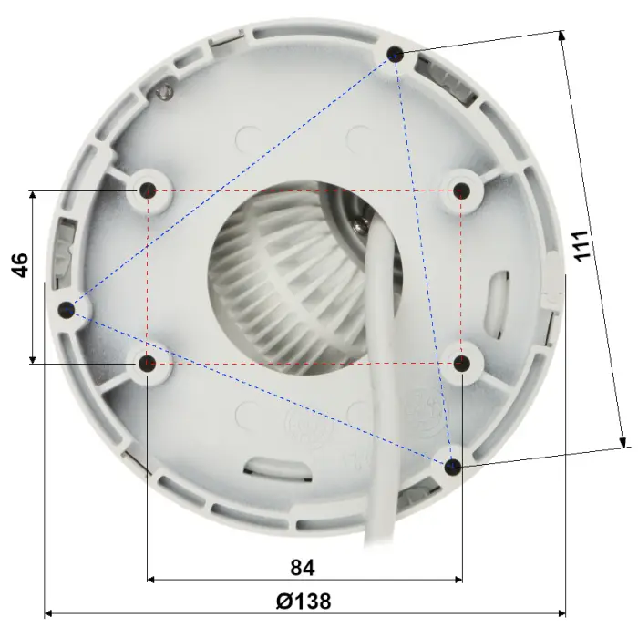 HYBRYDOWA KAMERA TERMOWIZYJNA IP DS-2TD1228T-2/QA(B) HeatPro 2.1 mm - 720p, 2.2 mm - 4 Mpx Hikvision