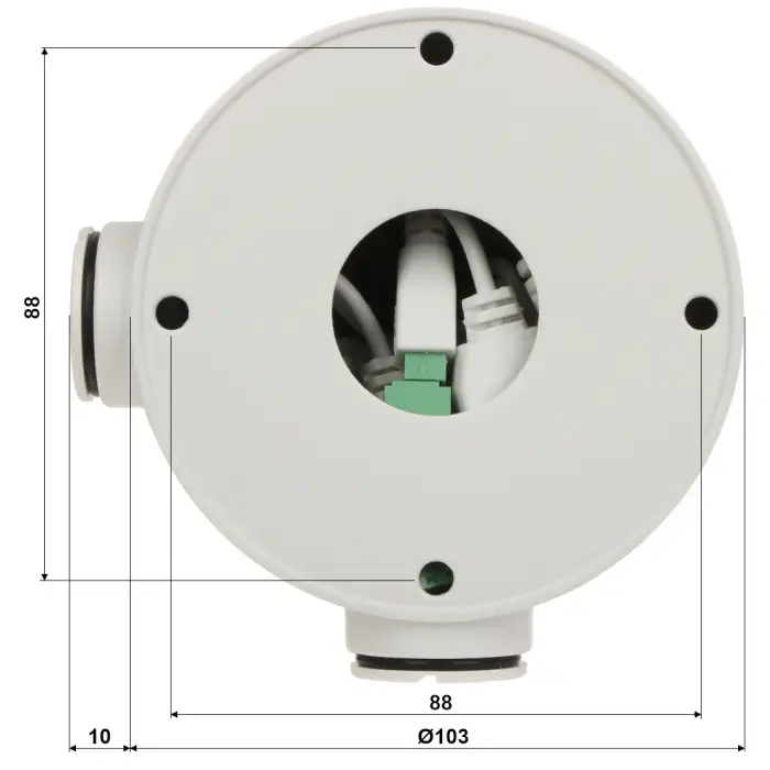 HYBRYDOWA KAMERA TERMOWIZYJNA IP DS-2TD2617-3/QA 3.1 mm - 720p, 4 mm - 4 Mpx Hikvision