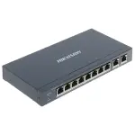 KOMPLETNY ZESTAW DO MONITORINGU IP HIKVISION TUBOWE 8 KAMER 8MP + REJESTRATOR 8 KANAŁOWY + SWITCH POE + DYSK TWARDY