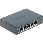SWITCH POE DS-3E1505P-EI/M 4-PORTOWY Hikvision