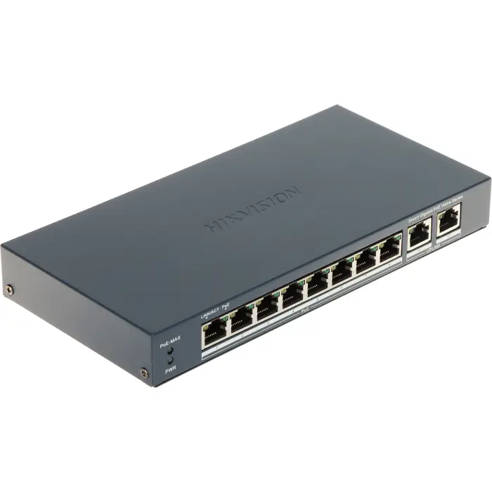 SWITCH POE DS-3E1510P-EI/M 8-PORTOWY Hikvision