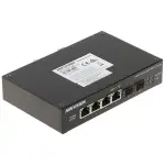 SWITCH POE DS-3T0506HP-E/HS 4-PORTOWY SFP Hikvision