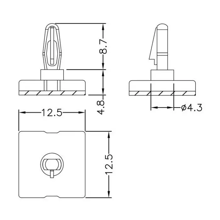 DYSTANS SAMOPRZYLEPNY DS-4.8/3.2