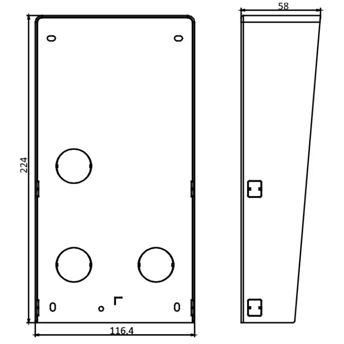 OBUDOWA NATYNKOWA DS-KABD8003-RS2 Hikvision