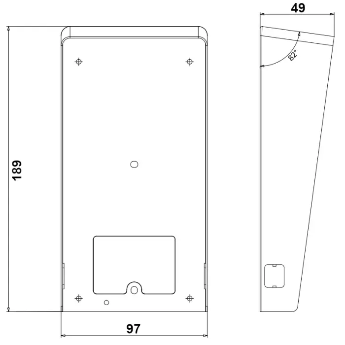 NATYNKOWA OSŁONA PRZECIWDESZCZOWA DS-KABV8113-RS/SURFACE Hikvision