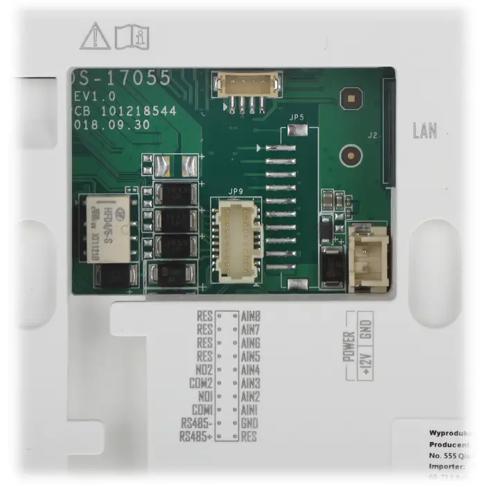 PANEL WEWNĘTRZNY Wi-Fi / IP DS-KH6320-WTE1-W Hikvision