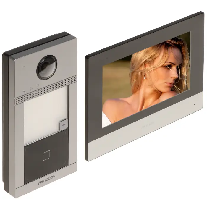 ZESTAW WIDEODOMOFONOWY DS-KIS604-S(C) Hikvision