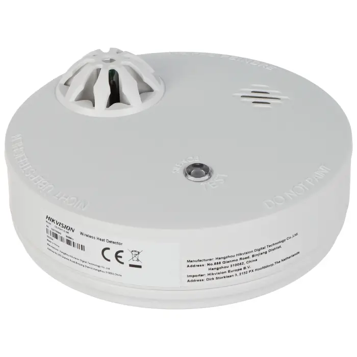 BEZPRZEWODOWA CZUJKA CIEPŁA AX PRO DS-PDHT-E-WE Hikvision