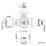 SIECIOWY GŁOŚNIK TUBOWY DS-QAZ1307G1T-E 7 W IP67 Hikvision