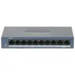 SWITCH POE DS-XS0110-P 8-PORTOWY Hikvision